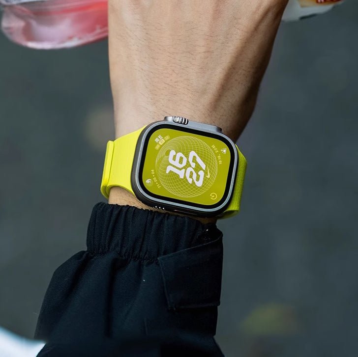 Magnetic Silicone Lychee Band For Apple Watch