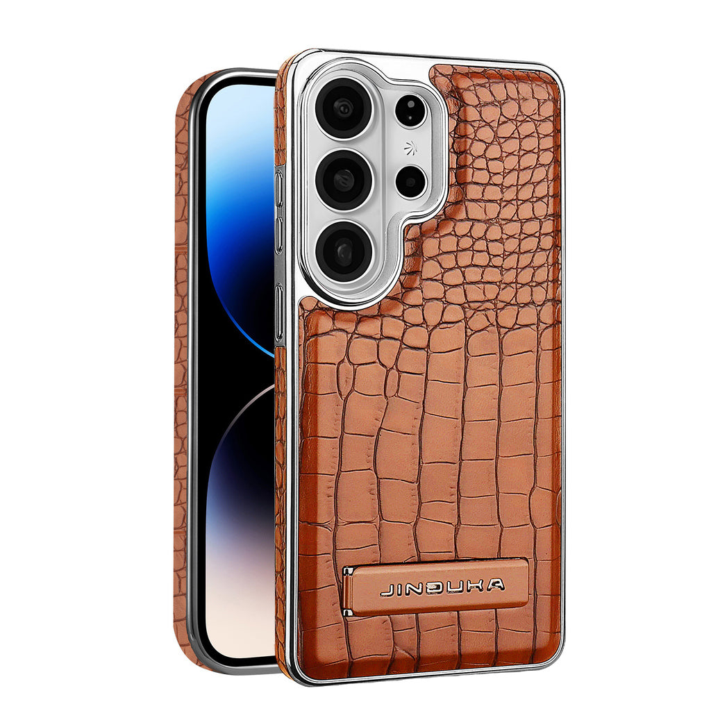 Magnetic Crocodile Pattern Galaxy Phone Case