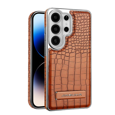 Magnetic Crocodile Pattern Galaxy Phone Case
