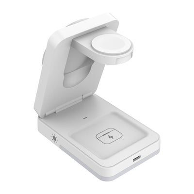 PocketCharge Foldable 3-in-1 Charging Station