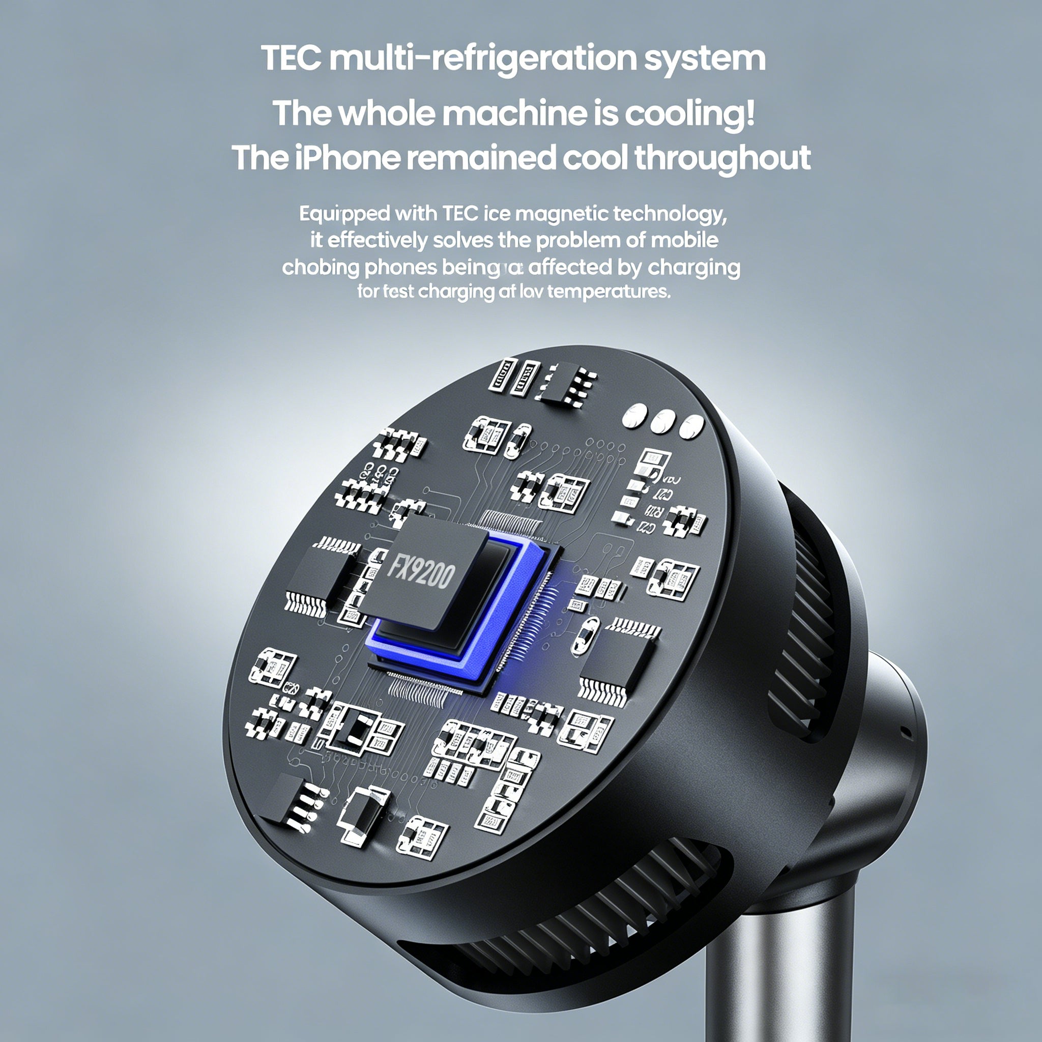 3-in-1 Magnetic Wireless Charger with Advanced TEC Cooling