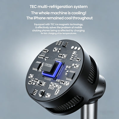 3-in-1 Magnetic Wireless Charger with Advanced TEC Cooling
