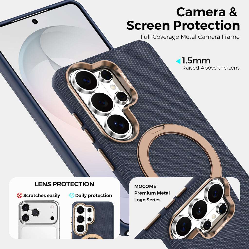 GUDEEN Magnetic Ring Stand Case for Samsung Galaxy
