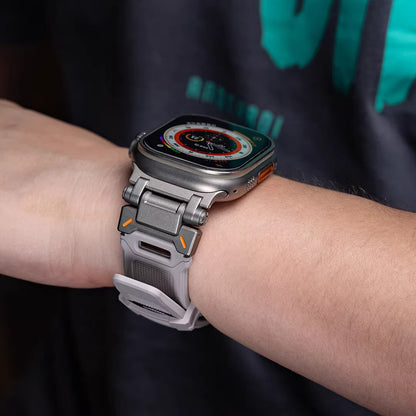 Explorer Rubber Band With Titanium Adapter For Apple Watch