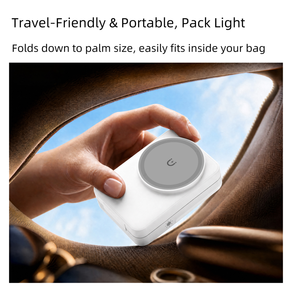 PocketCharge Foldable 3-in-1 Charging Station