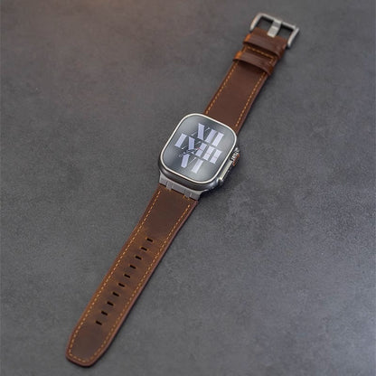 AP Crazy Horse Leather Strap For Apple Watch