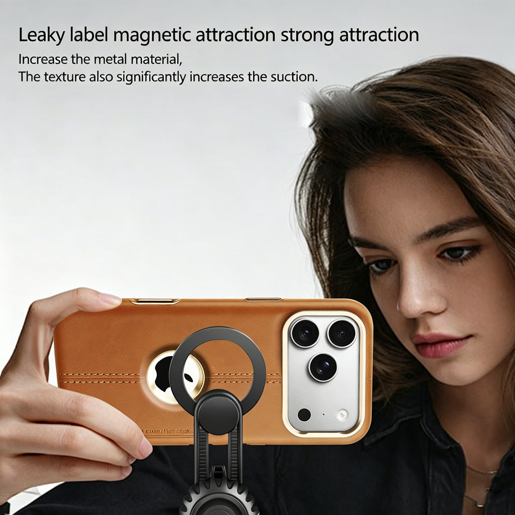 Stitched Genuine Leather MagCase