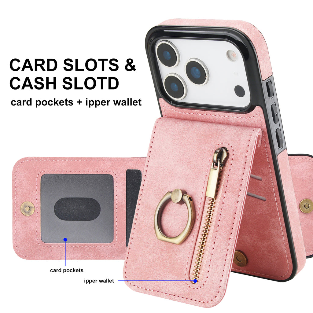 Slim Leather iPhone Wallet Case