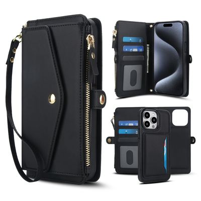 Detachable Clip-In Genuine Leather Case