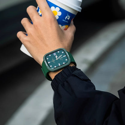 Magnetic Silicone Lychee Band For Apple Watch