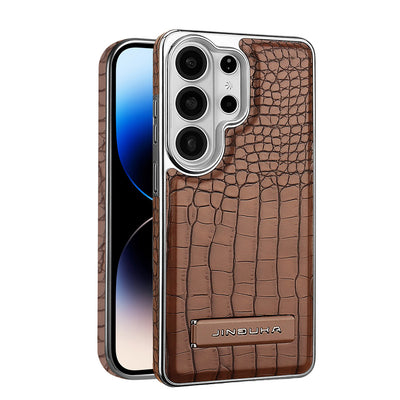 Magnetic Crocodile Pattern Galaxy Phone Case