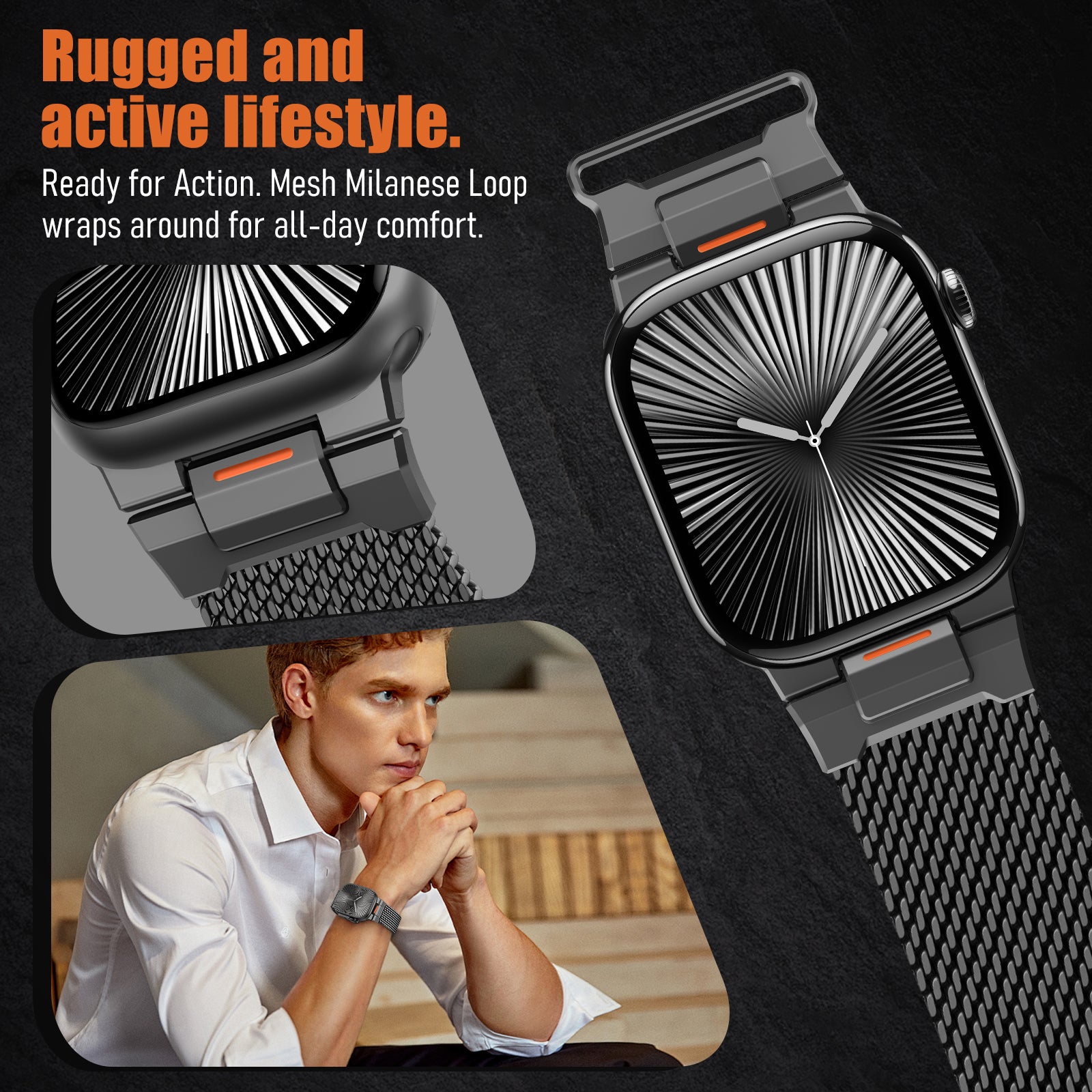 Mecha Milanese Loop Band