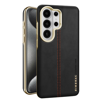 Stitched Genuine Leather Galaxy Phone Case