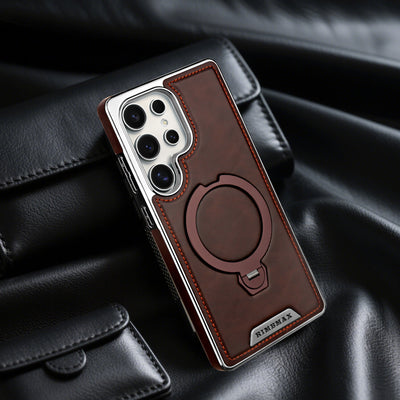 Luxury Leather Galaxy Phone Case