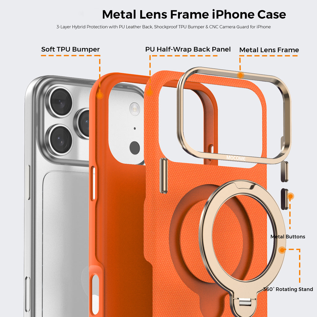 GUDEEN Magnetic Ring Stand Case