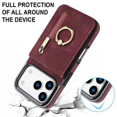 Slim Leather iPhone Wallet Case