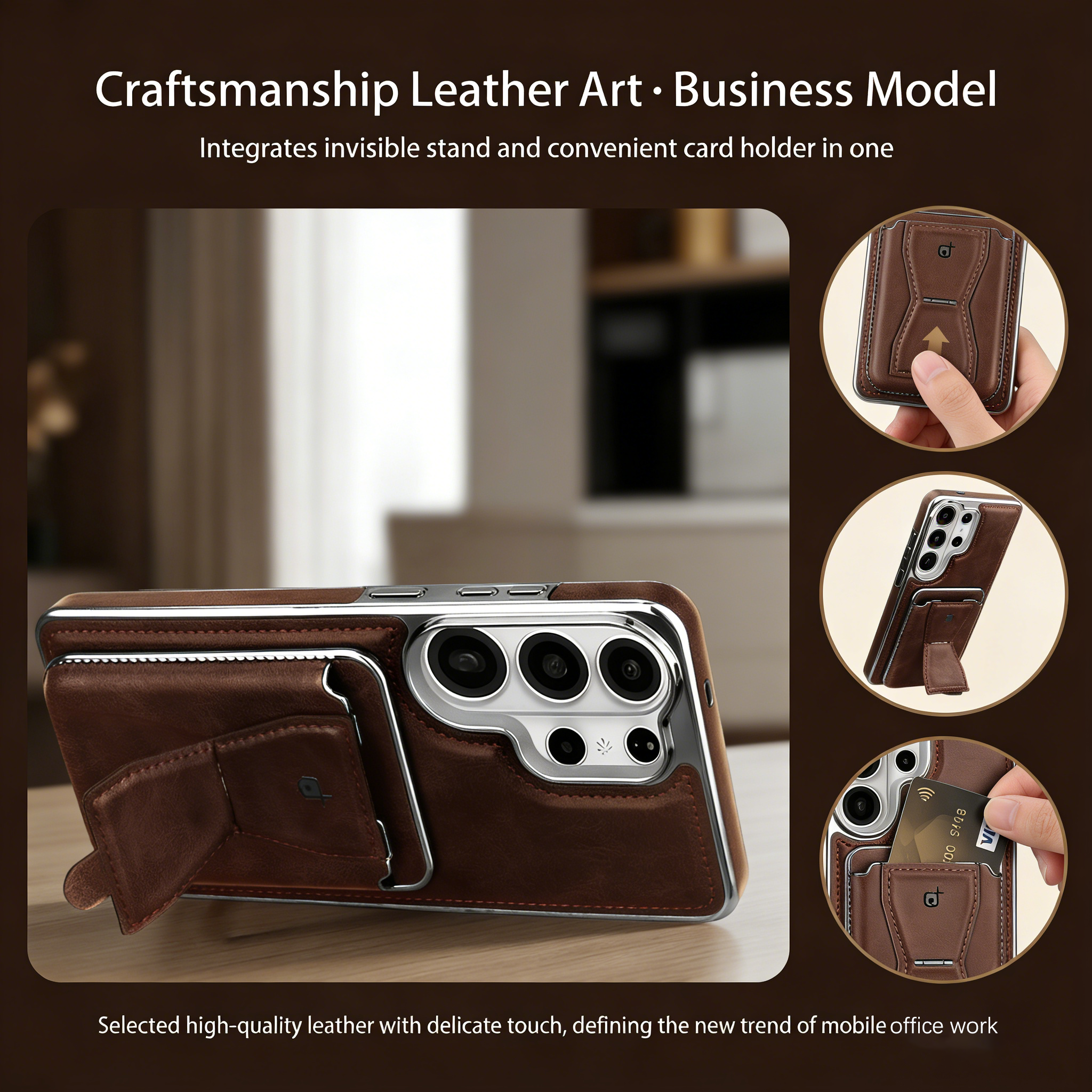 WalletSlot Magnetic Galaxy Phone Case