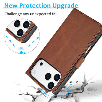 Heritage Detachable Leather Wallet Case