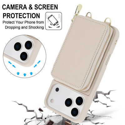 Full Grain Leather Crossbody Shockproof Cases