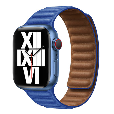 Magnetic Leather Link Band