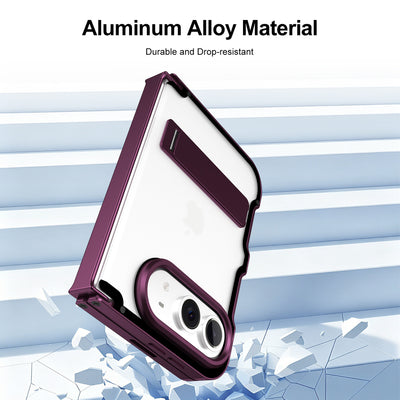 Aluminum Alloy Kickstand Case for iPhone Duo