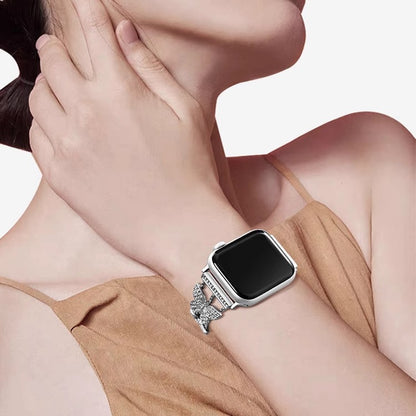 Butterfly Bling Diamond Link Bracelet for Apple Watch