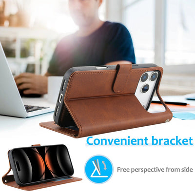 Heritage Detachable Leather Wallet Case
