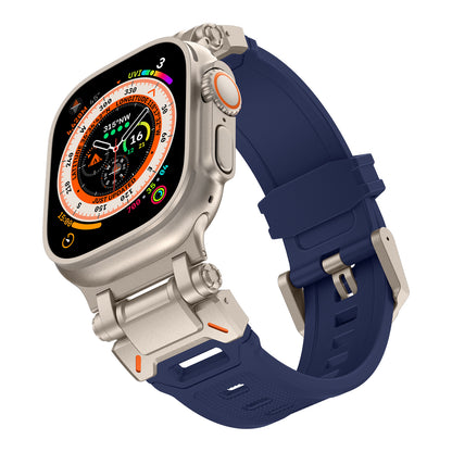 Explorer Rubber Band With Titanium Adapter For Apple Watch