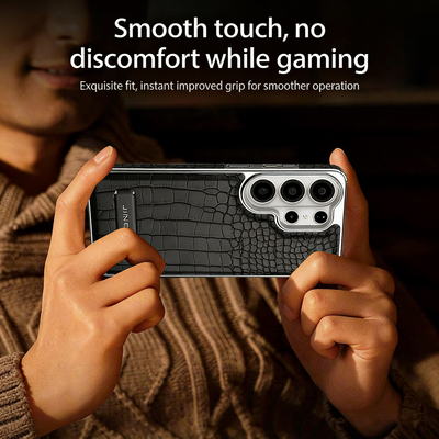 Magnetic Crocodile Pattern Galaxy Phone Case