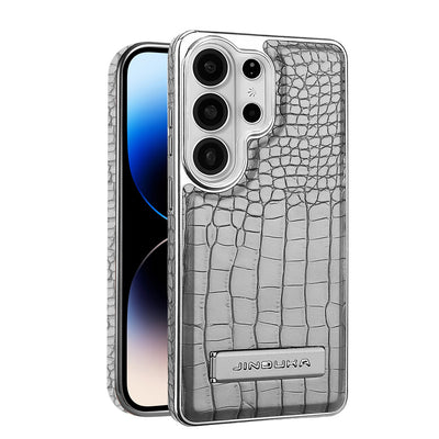 Magnetic Crocodile Pattern Galaxy Phone Case