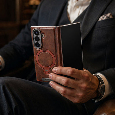 Luxury Leather Galaxy Z Fold Case