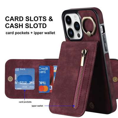 Slim Leather iPhone Wallet Case