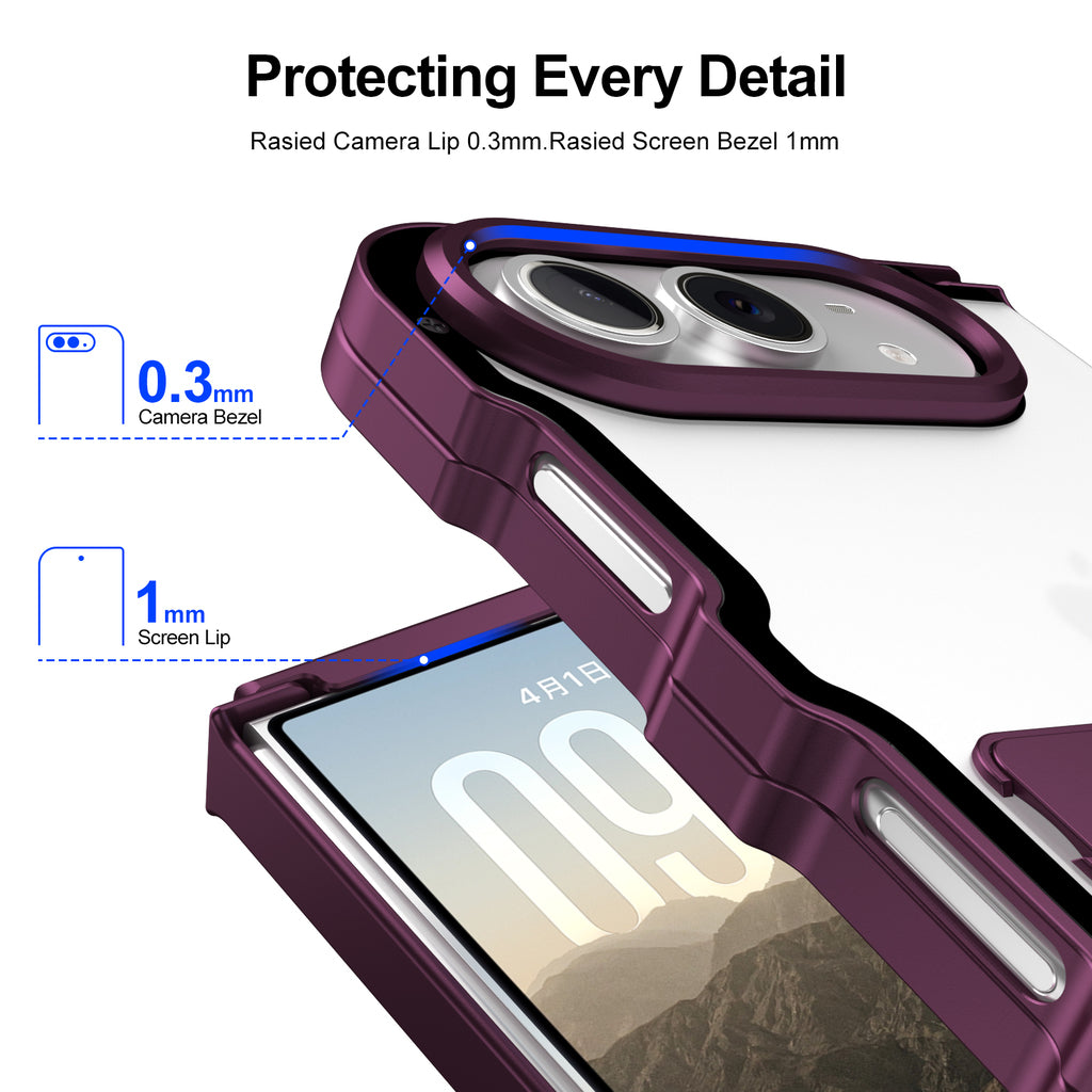 Aluminum Alloy Kickstand Case for iPhone Duo