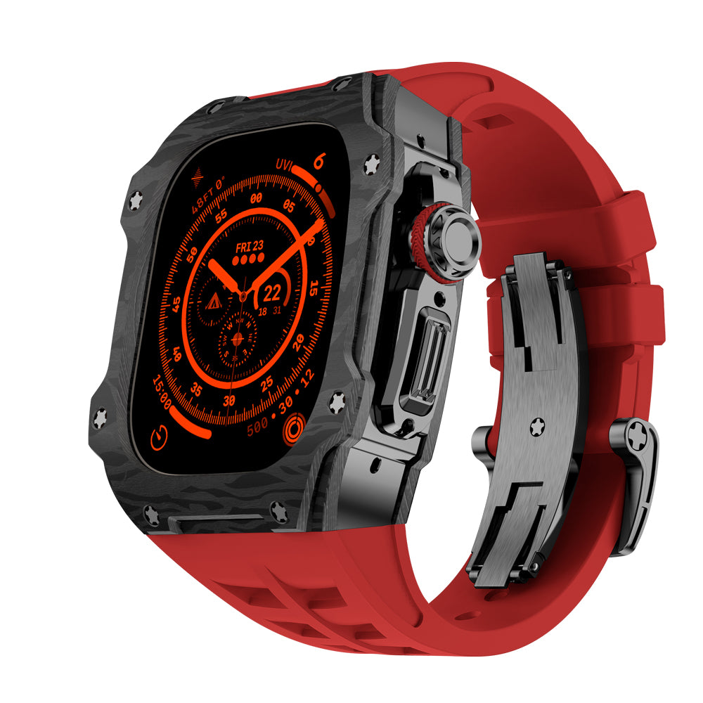 RM7015 Carbon Fiber Series - Vanguard Apple Watch Ultra Case