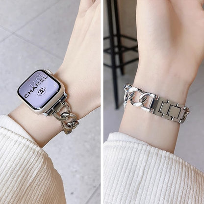 Heart-Shaped Link Bracelet for Apple Watch