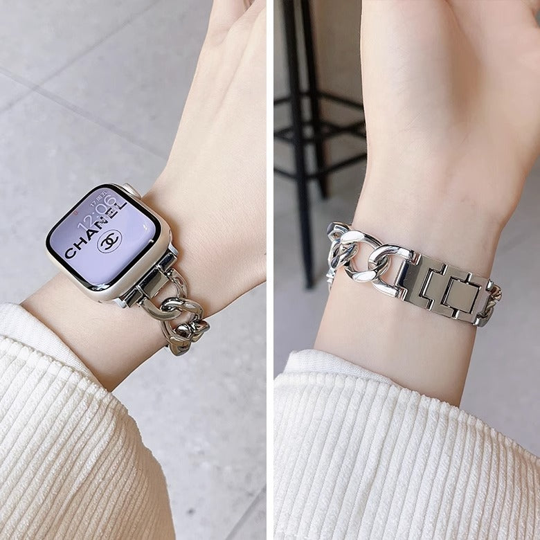Heart-Shaped Link Bracelet for Apple Watch