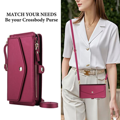 Detachable Clip-In Genuine Leather Case
