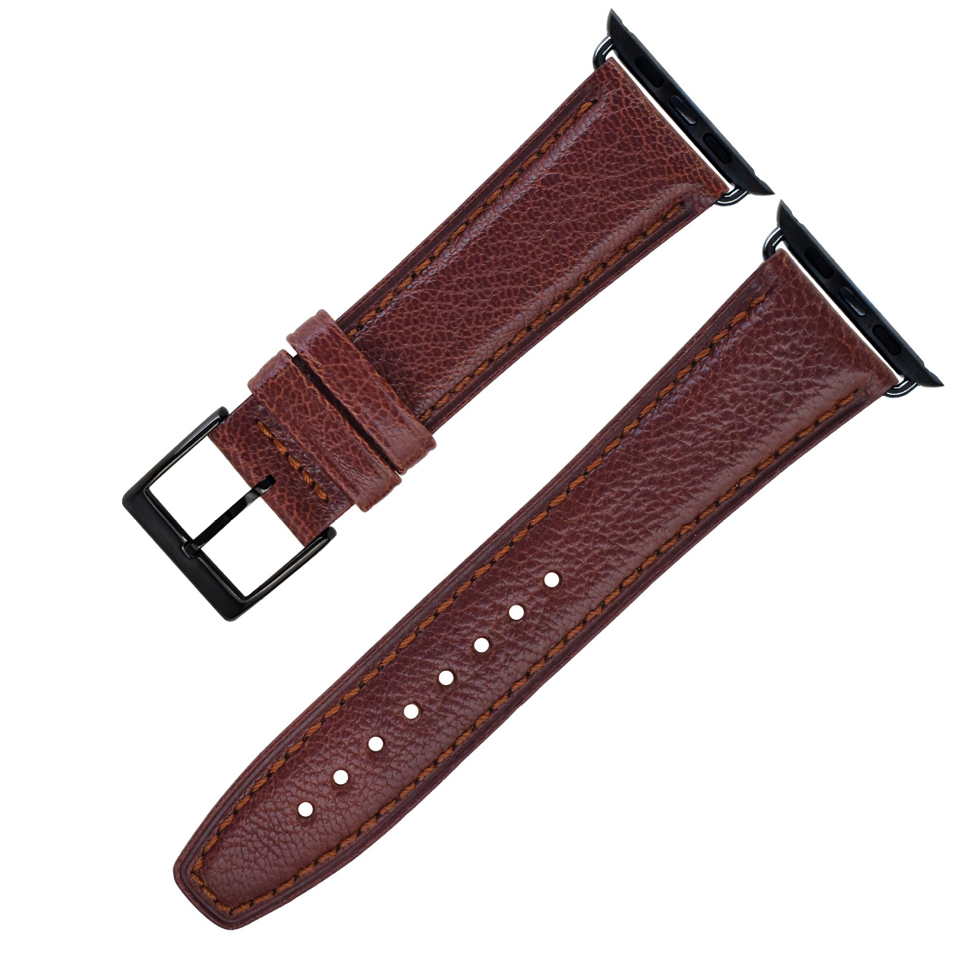 French goatskin watch strap For Apple Watch
