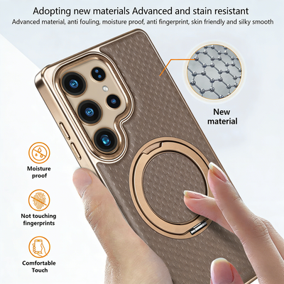 Meteor Leather Magnetic Galaxy Phone Case