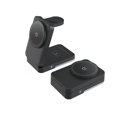 PocketCharge Foldable 3-in-1 Charging Station