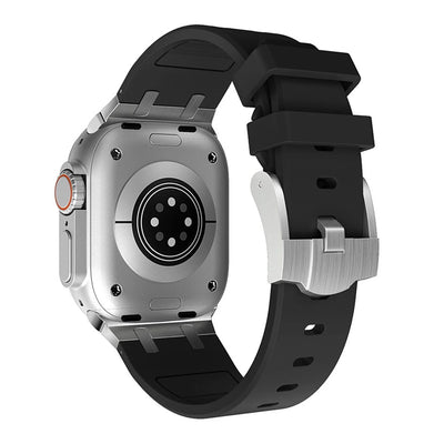 AP Thick Silicone Band With Titanium Adapter For Apple Watch
