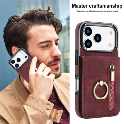 Slim Leather iPhone Wallet Case