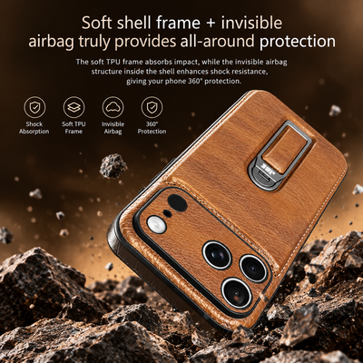MagHide Premium Leather Stand Case
