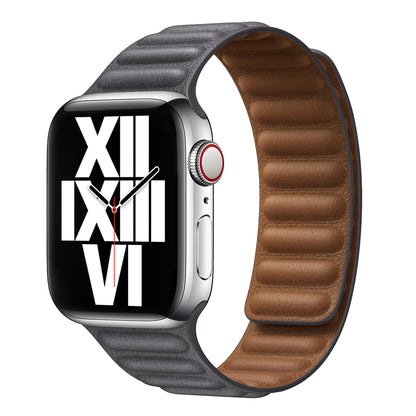 Magnetic Leather Link Band