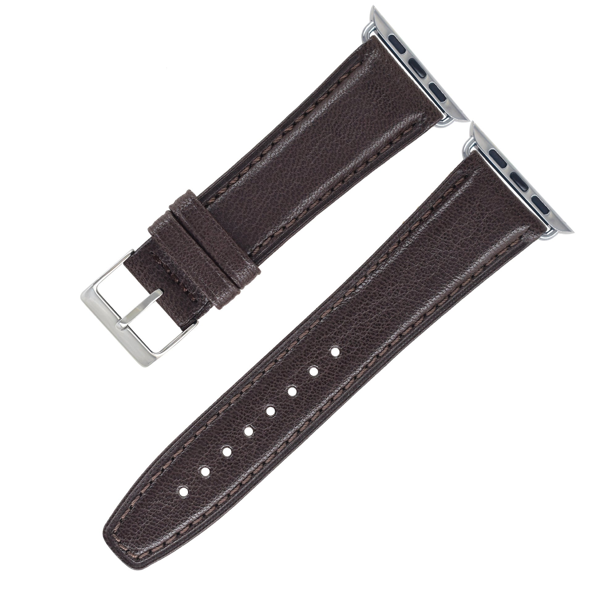 French goatskin watch strap For Apple Watch