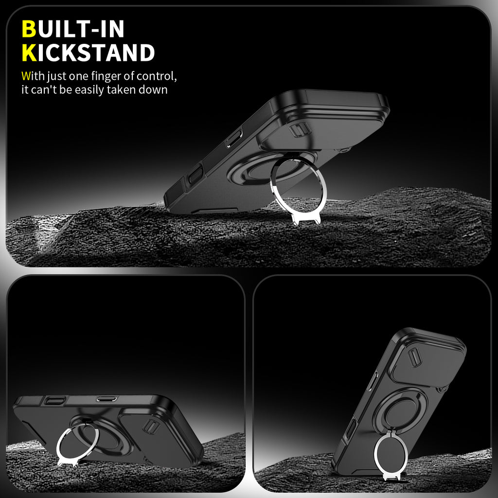 Tactical Armor™ Magnetic Ring Stand Case