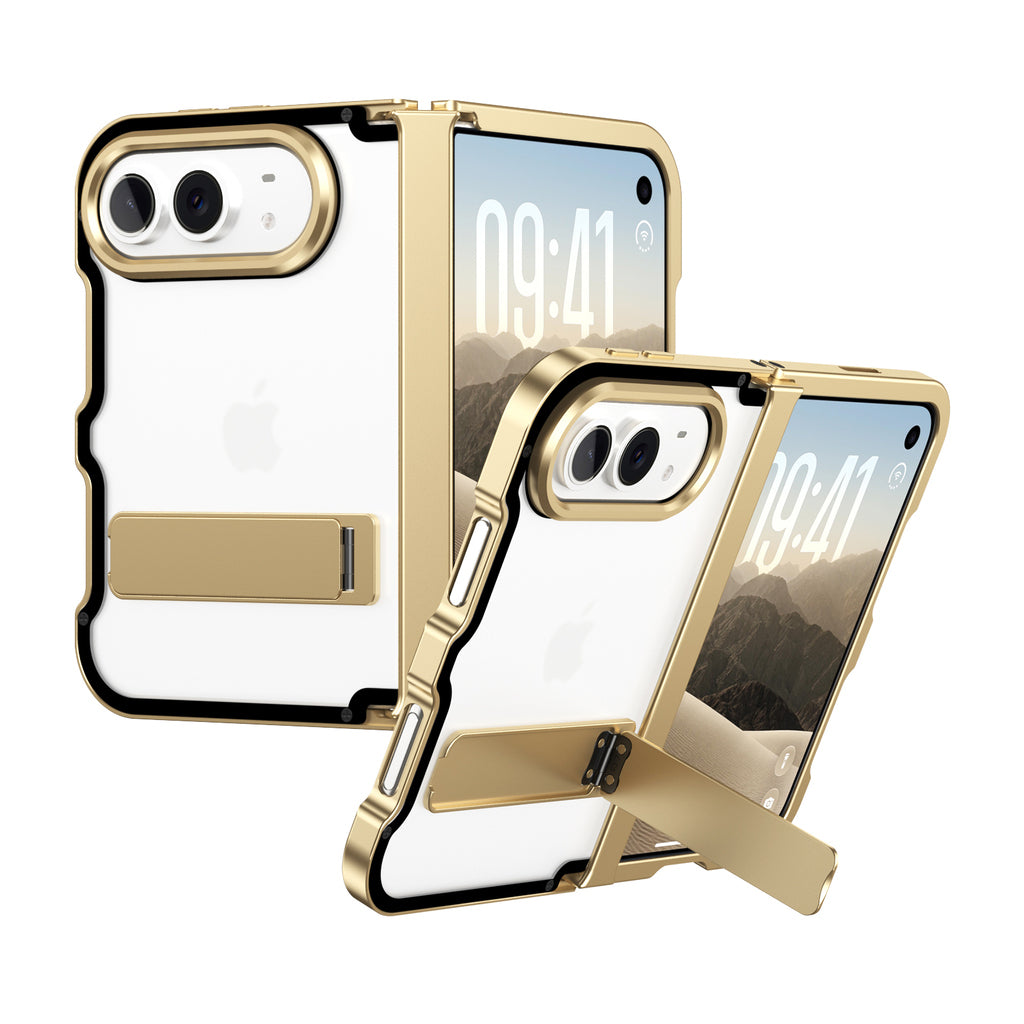 Aluminum Alloy Kickstand Case for iPhone Duo