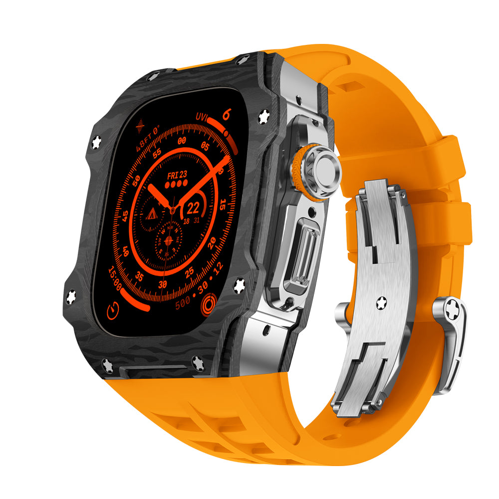 RM7015 Carbon Fiber Series - Vanguard Apple Watch Ultra Case