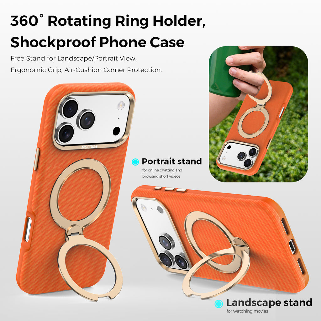GUDEEN Magnetic Ring Stand Case