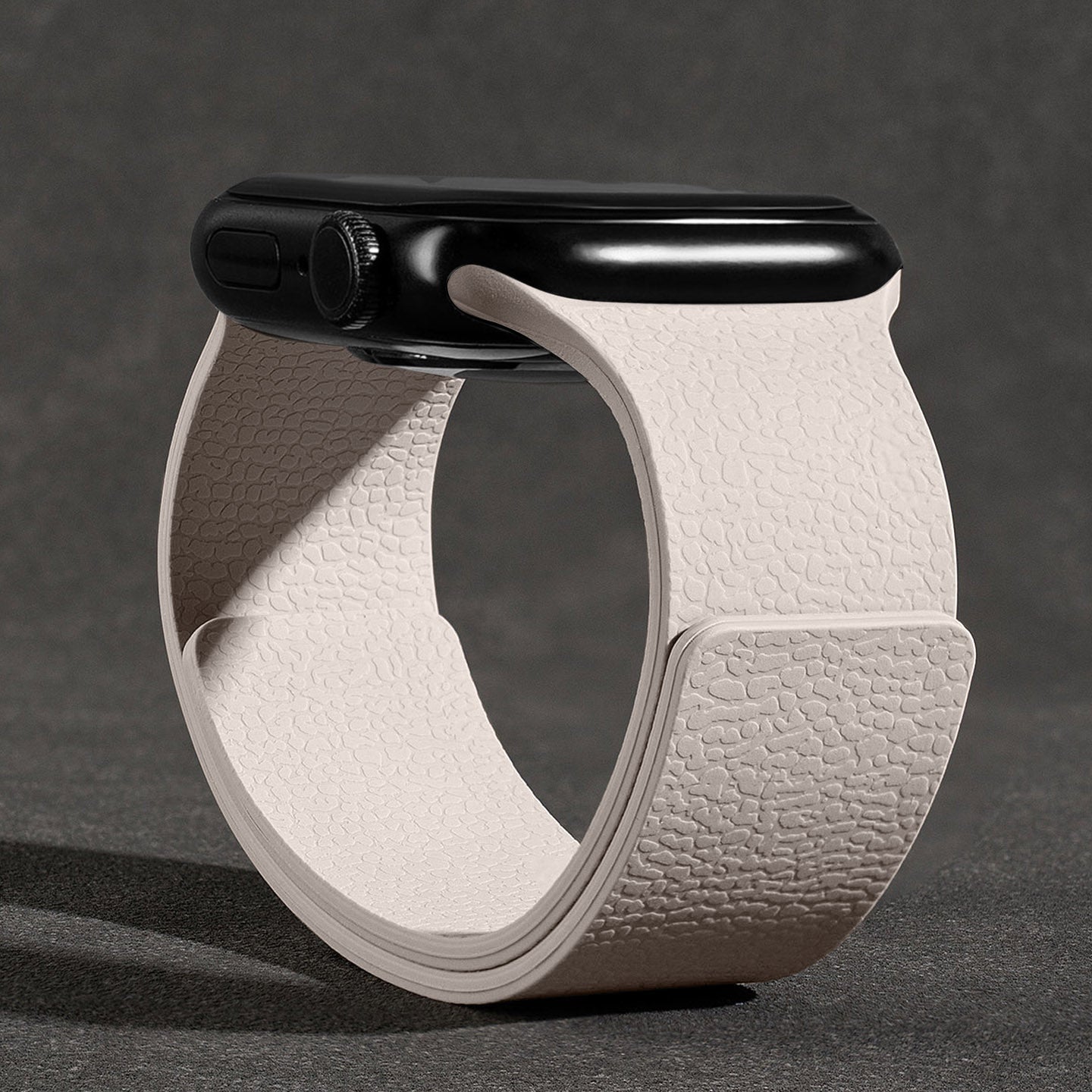 Magnetic Silicone Lychee Band For Apple Watch